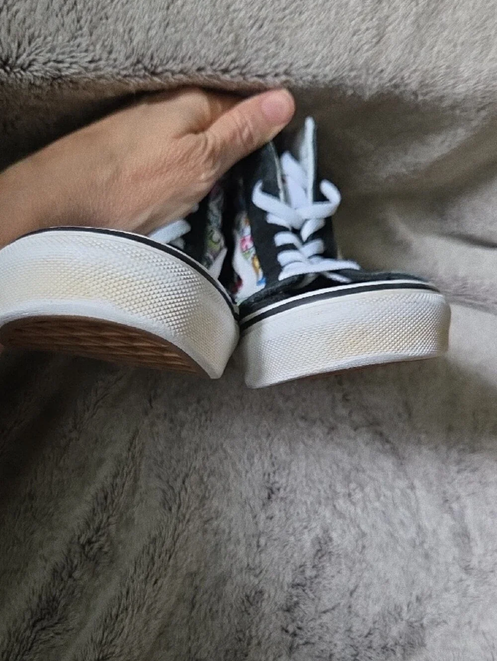 Vans Dallas Clayton SK8 Doodle Pattern High-Top Size 3Y Sneakers